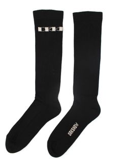 【25SS】ニーハイ ソックス / DRKSHDW KNEE HIGH SOCKS / ブラック×パール