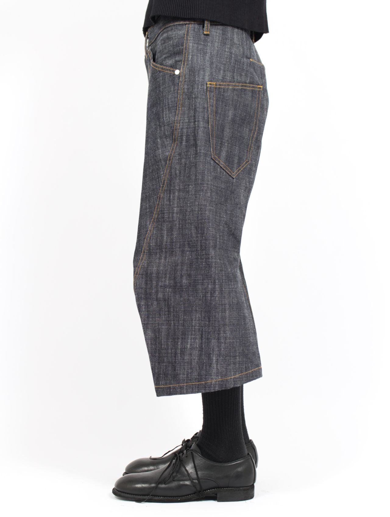 【26SS】 3D ツイステッド デニム ショーツ / 3D TWISTED JORTS / RAW INDIGO (ロー インディゴ)