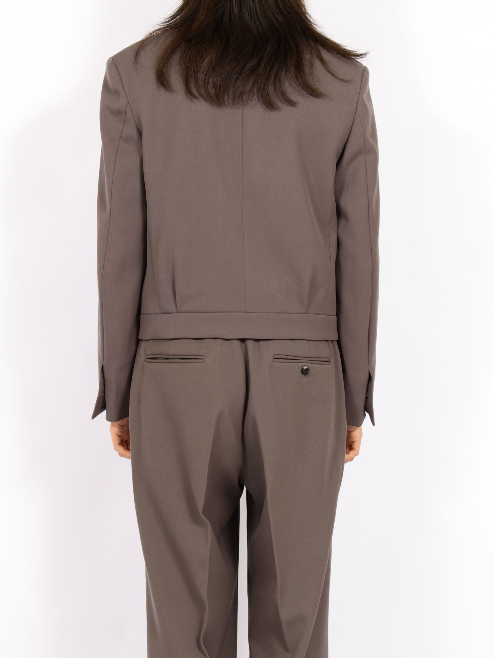 【26AW】ヘビー ウール スペンサー ジャケット / HEAVY WOOL SPENCER JACKET .16 / GUNMETAL(グレー)