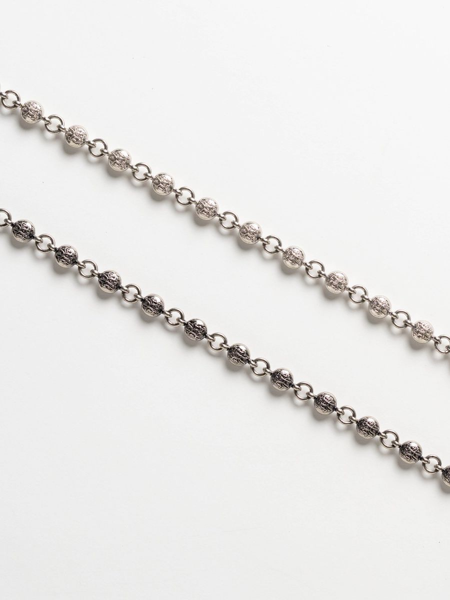 【27SS】カミヤ ボール ウォレットチェーン / "KMY"BALL WALLET CHAIN / シルバー