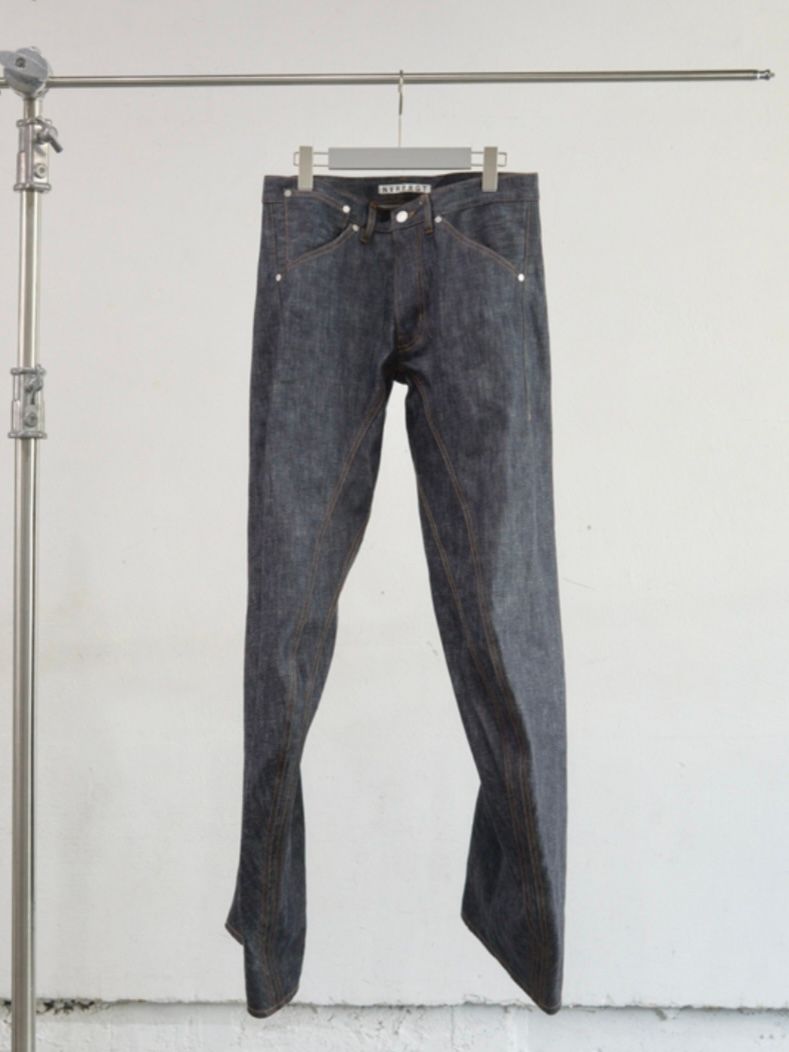 【26SS】3D ツイステッド ジーンズ / 3D TWISTED JEANS 3.0 / RAW INDIGO (ロー インディゴ)