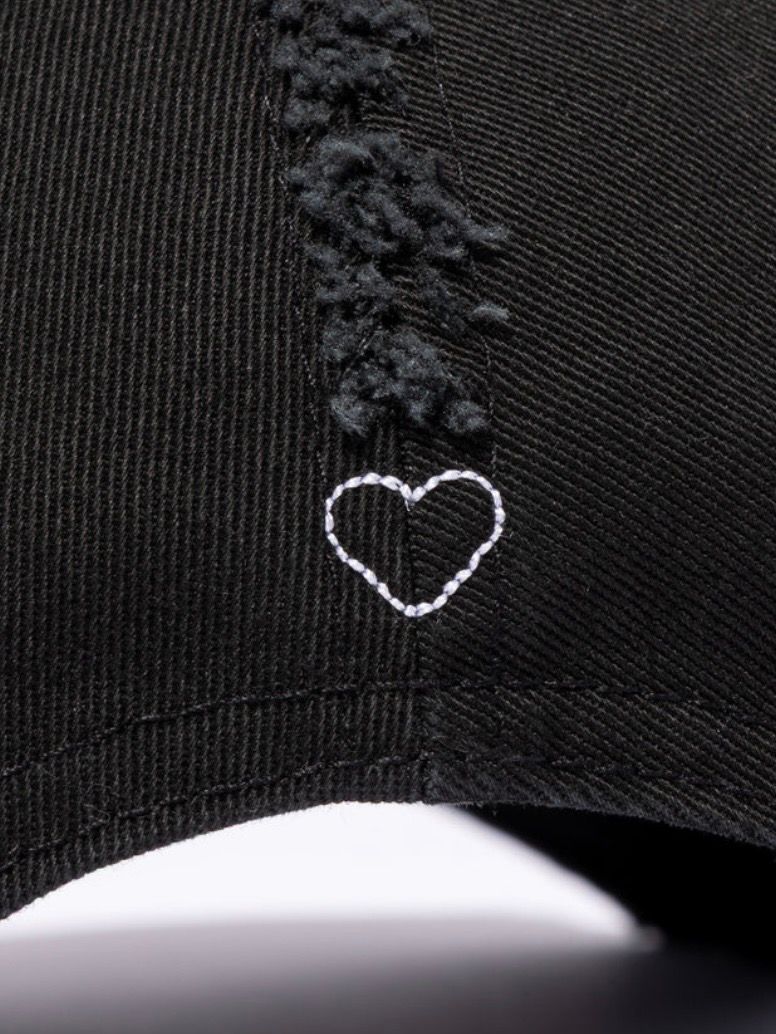 【26SS】ニューエラ コラボ ダメージ ヤンキース キャップ / × NEWERA YANKEES CAP / ダメージブラック