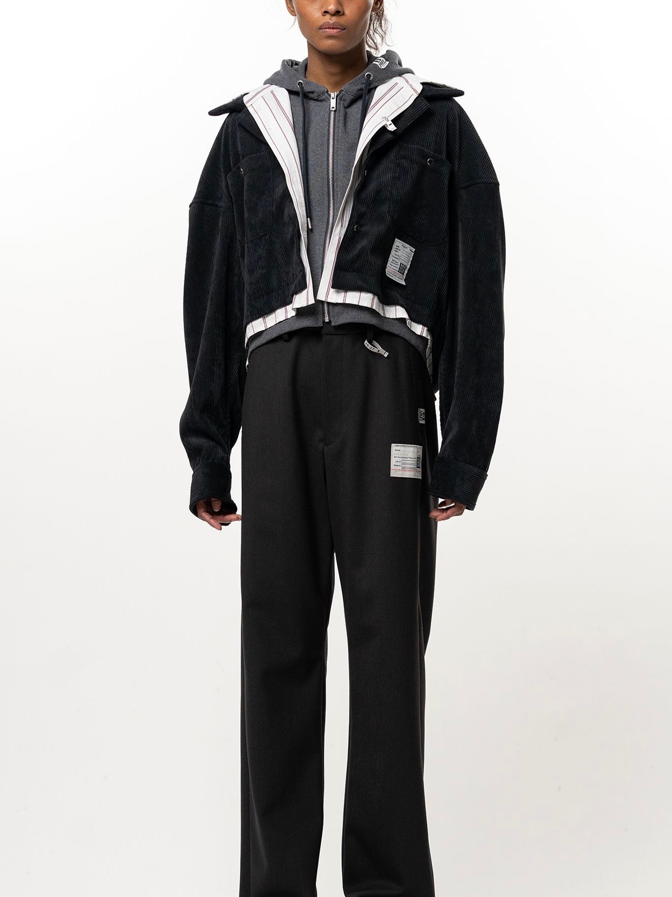 【26AW】スリー レイヤード シャツ / THREE LAYERED SHIRTS / ブラック