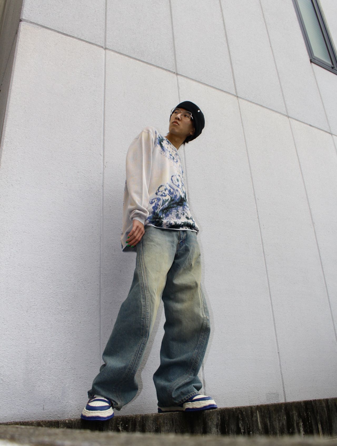 【25SS】ユーロピアン モチーフ ニット / EUROPEAN MOTIF KNIT / ホワイト