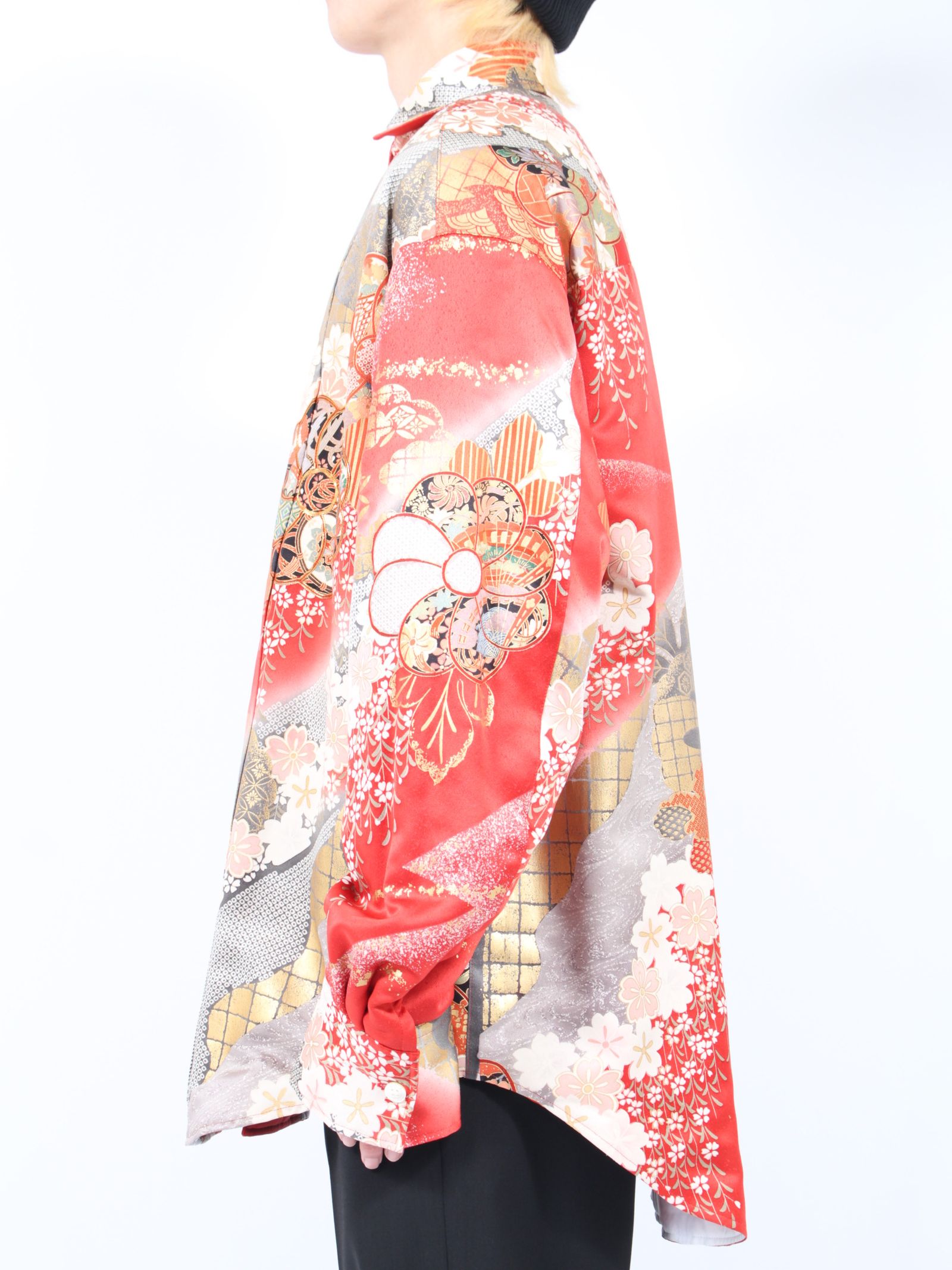 【24AW】パッディド ハワイアン シャツ / PADDED HAWAIAN SHIRT / レッド