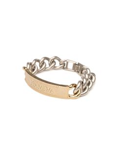 【25AW】"カミヤ" ID ブレスレット / "KAMIYA" ID BRACELET / ゴールド