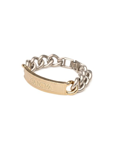 【25AW】"カミヤ" ID ブレスレット / "KAMIYA" ID BRACELET / ゴールド