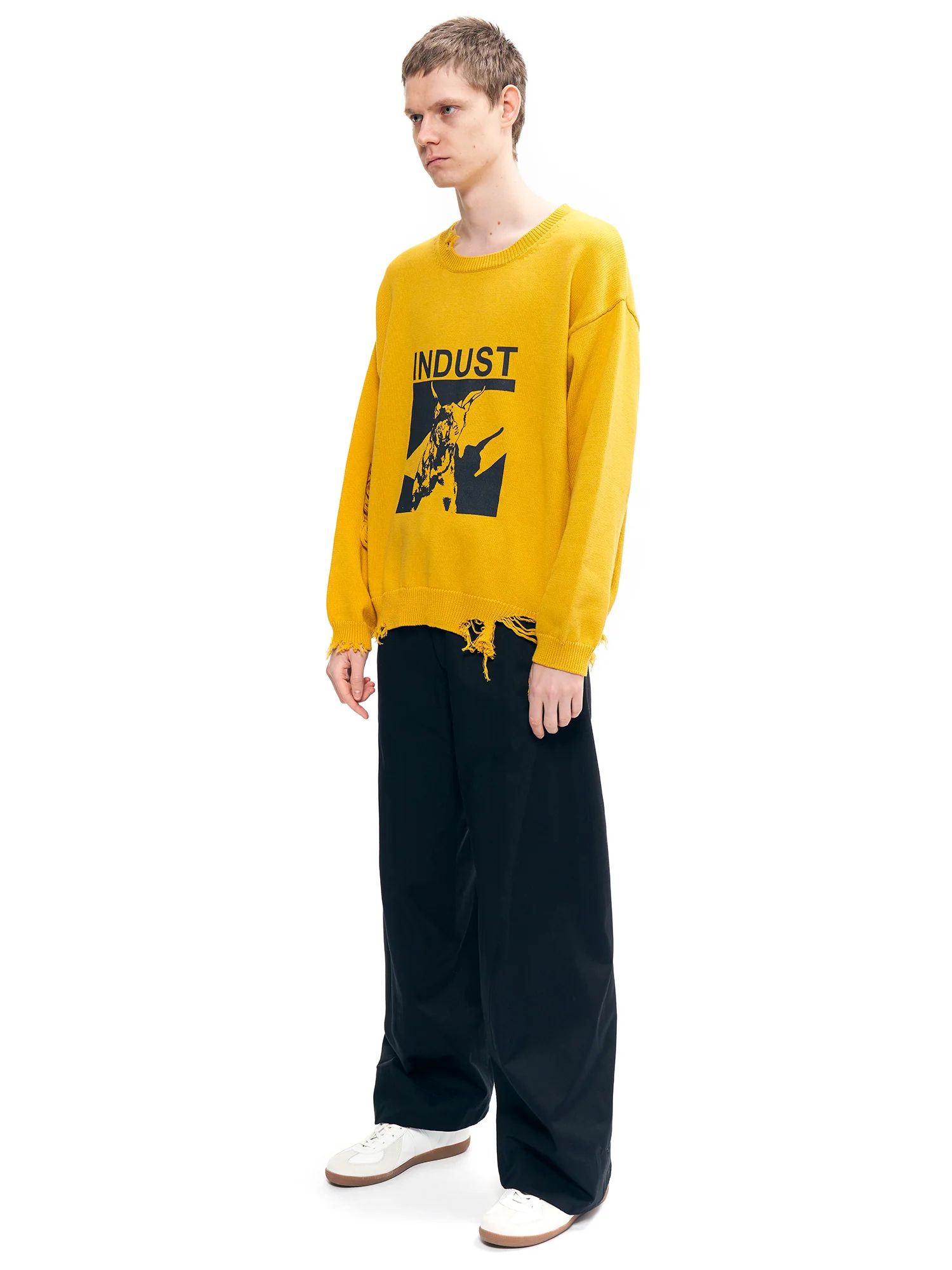 【25AW】ツイステッド ワーク パンツ / TWISTED WORK PANTS / ブラック