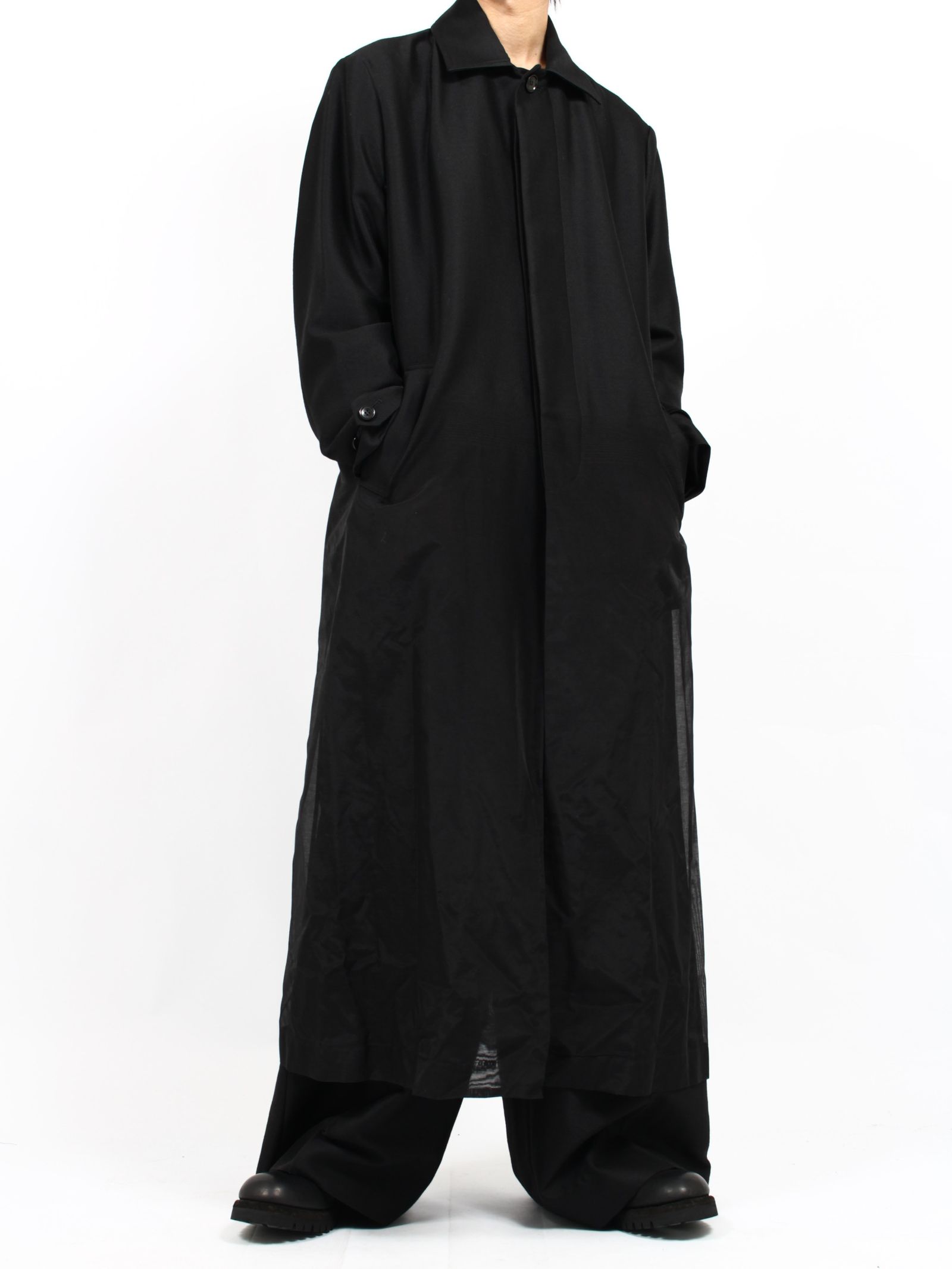 【25SS】バルマカーン コート / BALMACAAN COAT / ブラック