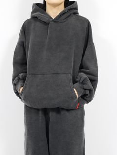 【25SS】2ウェイ プル フーディー パーカー / 2WAY PULL HOODIE / ブラック
