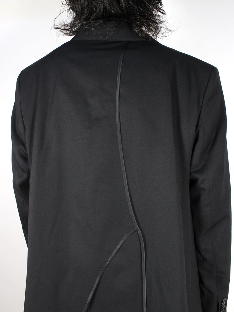 タグ付】23AW sulvam ギャバジン パイピング ロングコート M