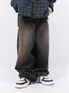 【24AW】ライト ワイド ジーンズ デニム / LIGHT WIDE JEANS / ブラック