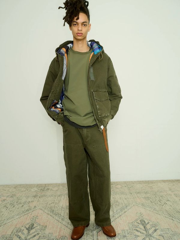 【26AW】 ダック フーディー ジャケット / DUCK HOODIE JACKET / カーキ