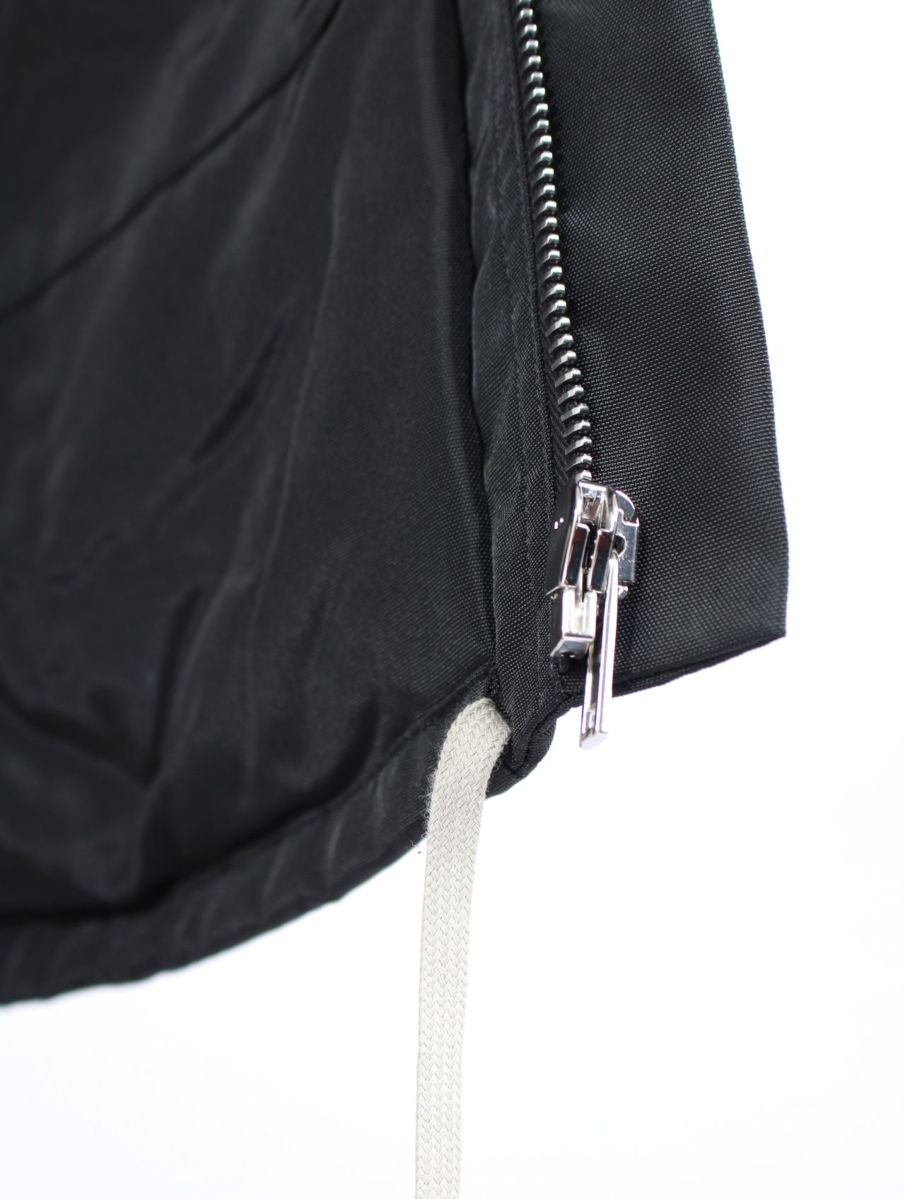 【25AW】コンシール ジップフロント ジャケット / CONCEALED ZIPFRONT JKT / ブラック