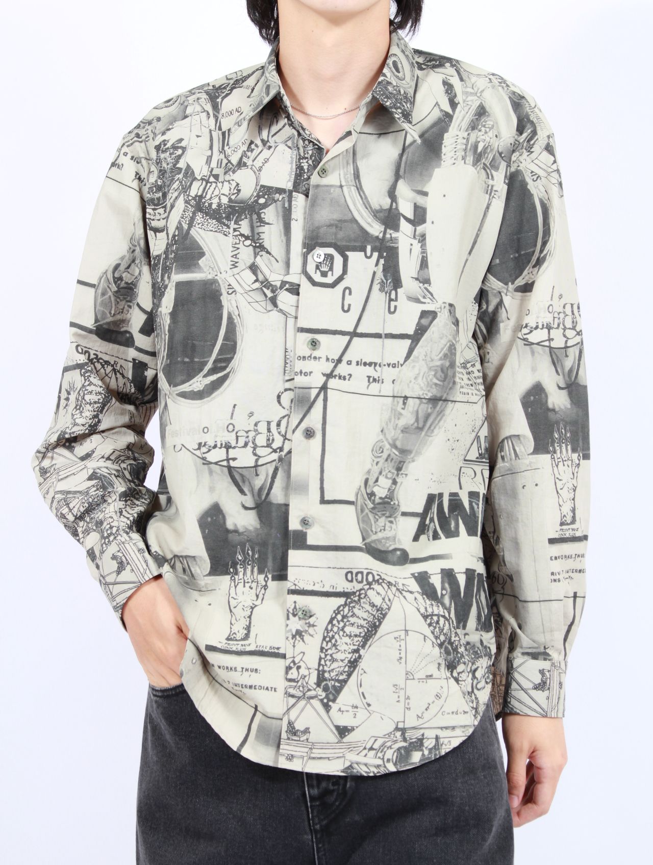 【25AW】グラフィック シャツ / GRAPHIC SHIRTS / ベージュ