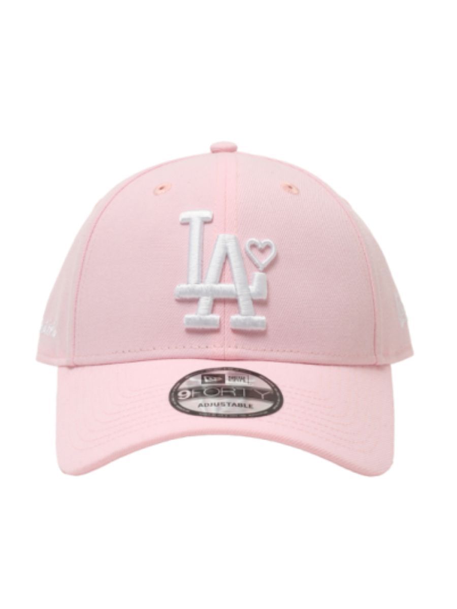 【26AW】9フォーティー ロサンゼルス ドジャーズ キャップ / 9FORTY LOS ANGELES DODGERS / ピンク×ホワイト