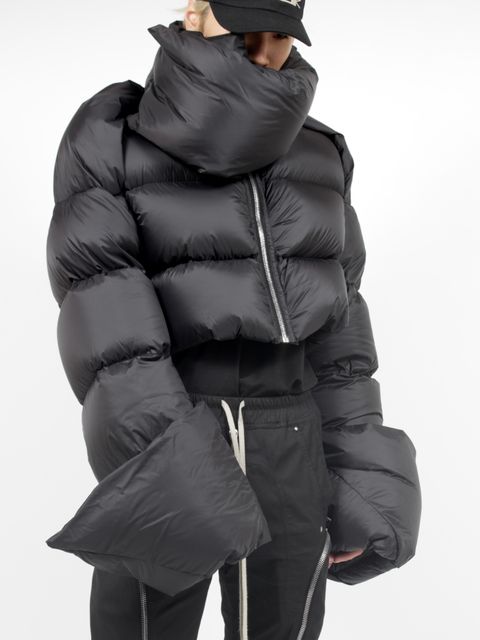 リックオウエンス Rick Owens ウール ジップアップ ロングコート 撒い  