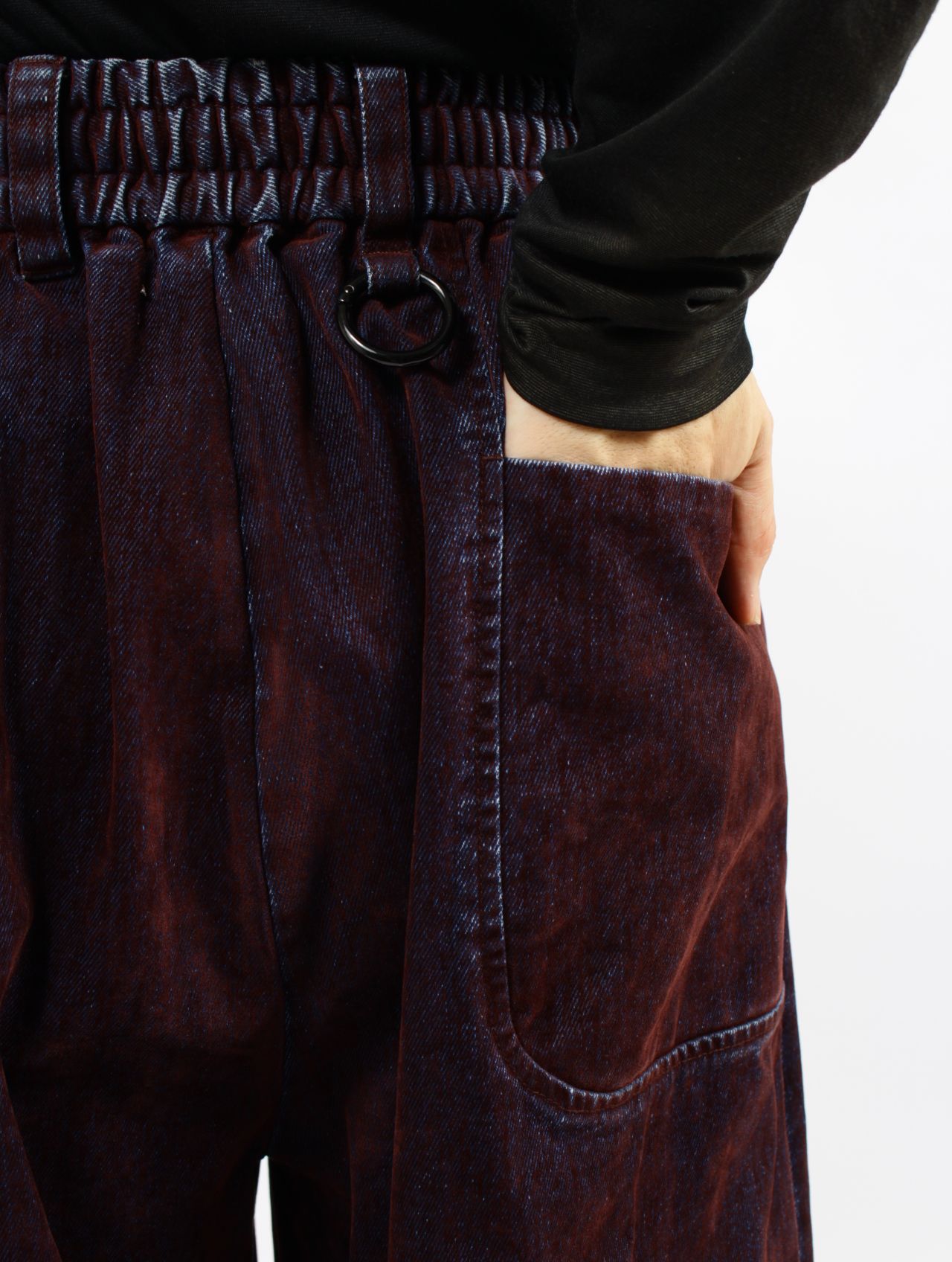 【26SS】 カバード デニム トラウザーズ / COVERD DENIM TROUSERS / ブラウン