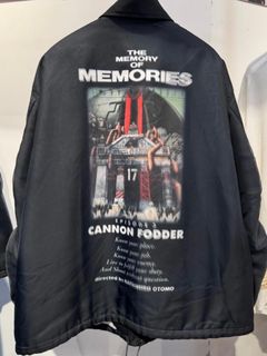 【26SS】"メモリーズ" 大友克洋 コーチ ジャケット / MEMORIES Holom Coach Jacket / ブラック(CANNON FODDER)