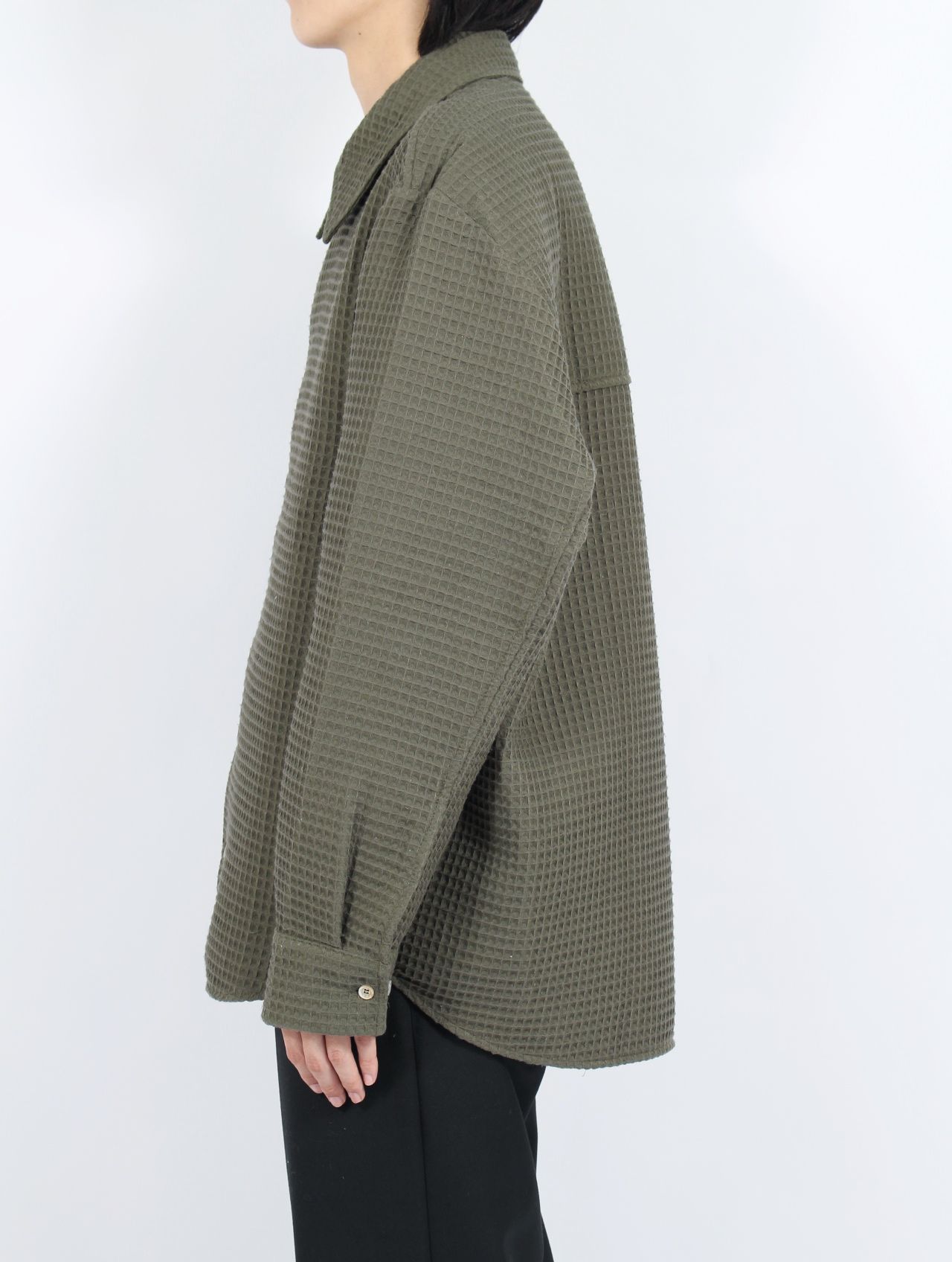 【25AW】 オーザリー シャツ 長袖 / OSEARY SHIRT / パインツリー（カーキ）