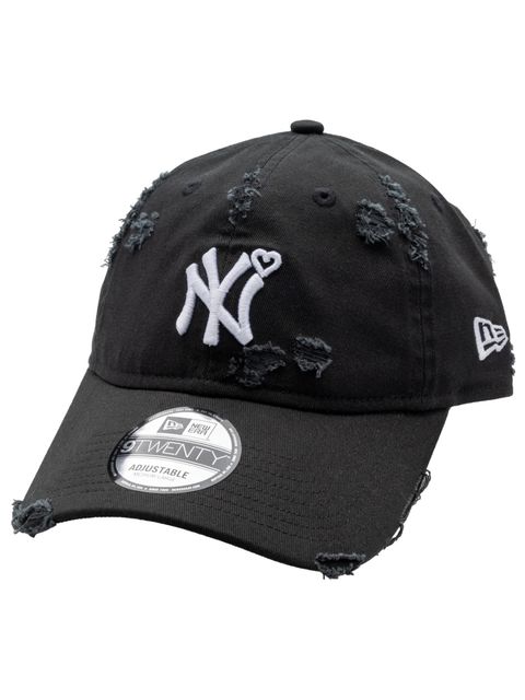 【26SS】ニューエラ コラボ ダメージ ヤンキース キャップ / × NEWERA YANKEES CAP / ダメージブラック