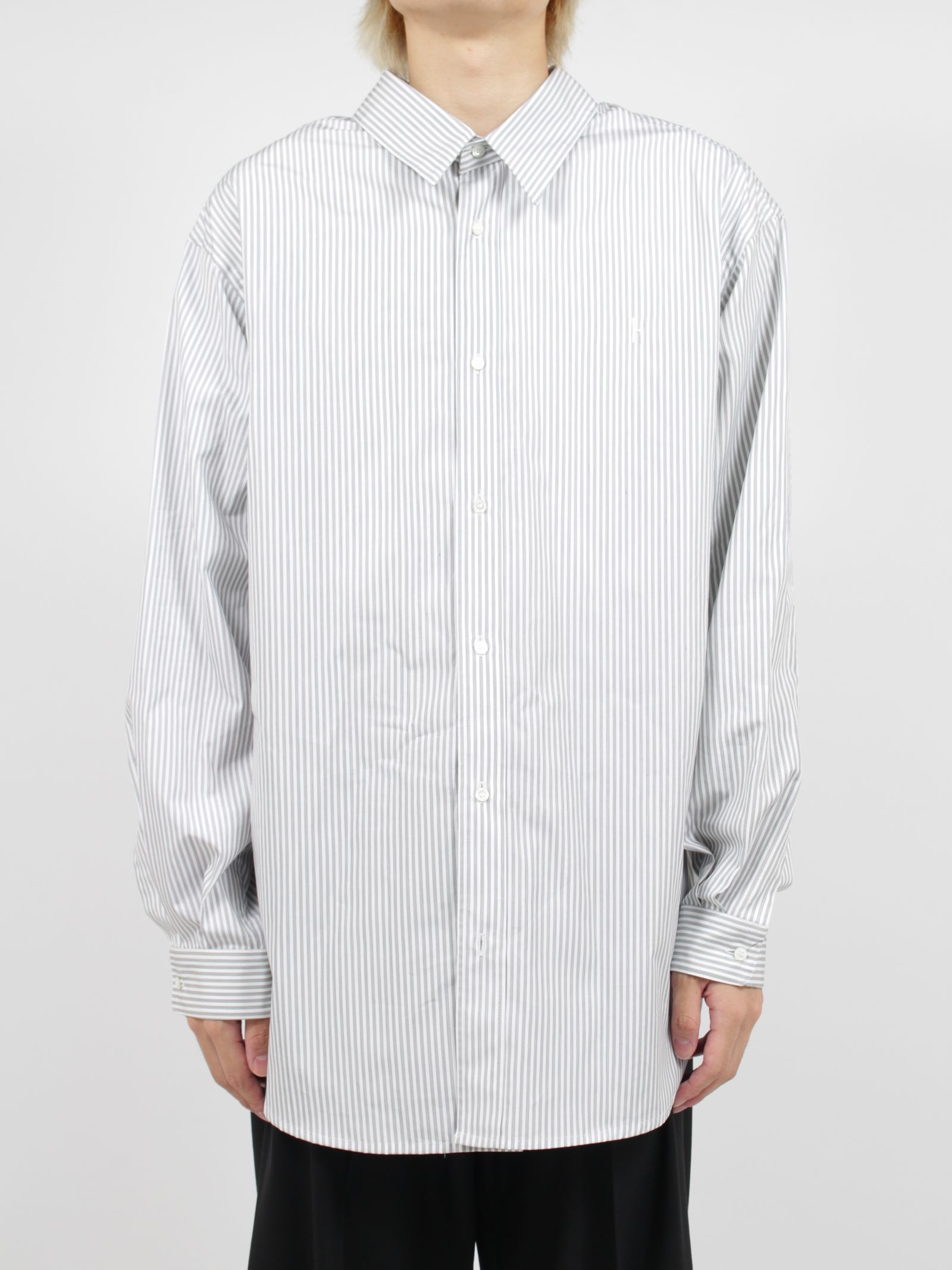 625cmHED MAYNER Buttoned Shirt ベロアシャツ