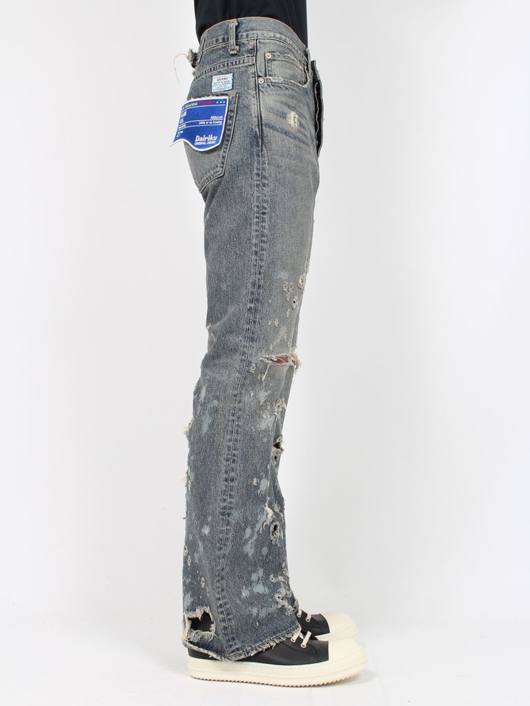 DAIRIKU フレアデニム （DAIRIKU / ダイリク】Flare Denim pants D-8  