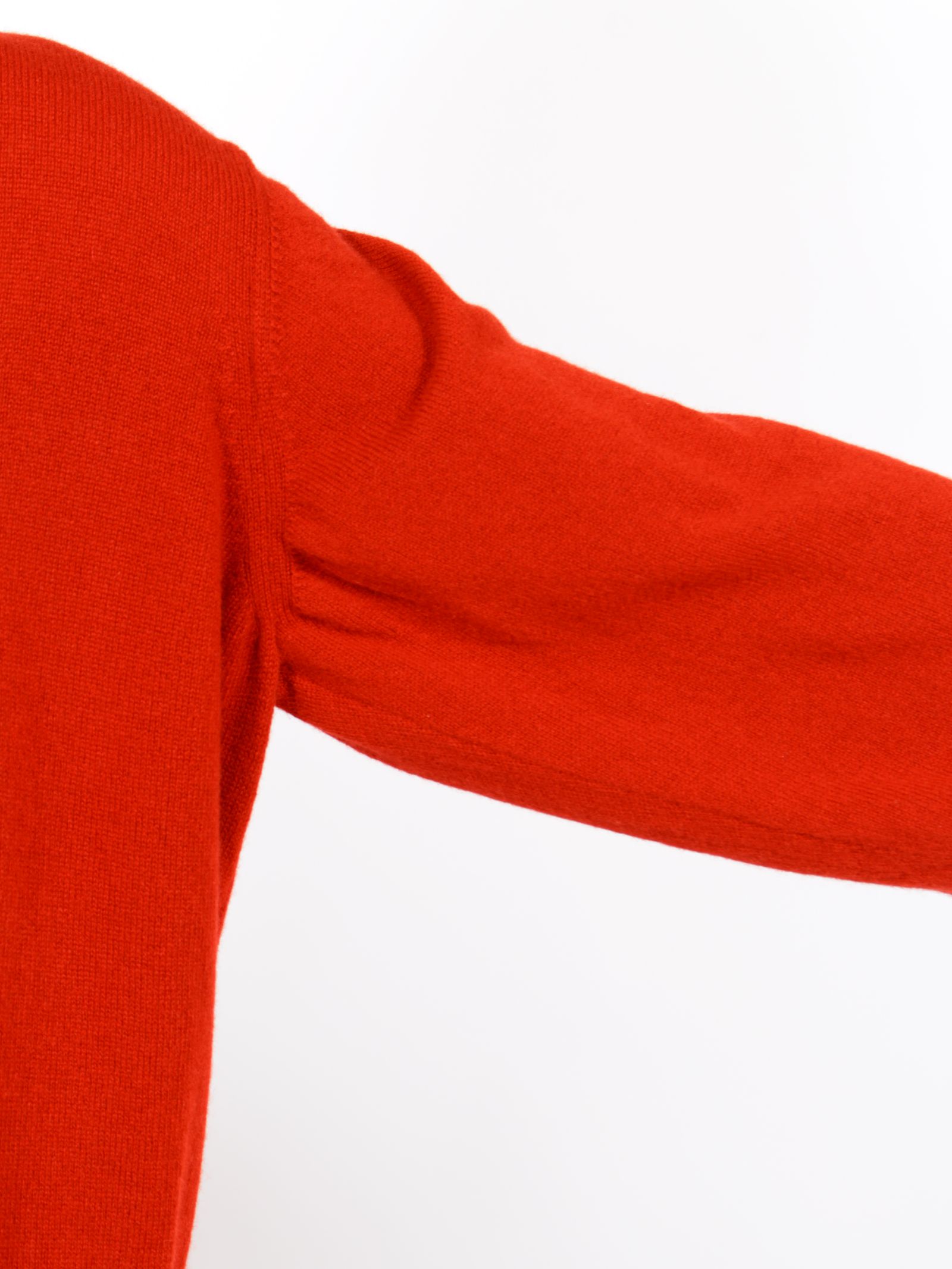 【26AW】カシミア Vネック ニット / CASHMERE V-NECK KNIT .16 / レッド