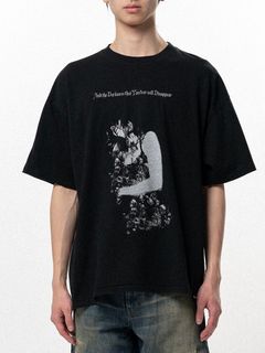 【26SS】"スイート スマイル" Tシャツ / "SWEET SMILE" T-SHIRT / ブラック