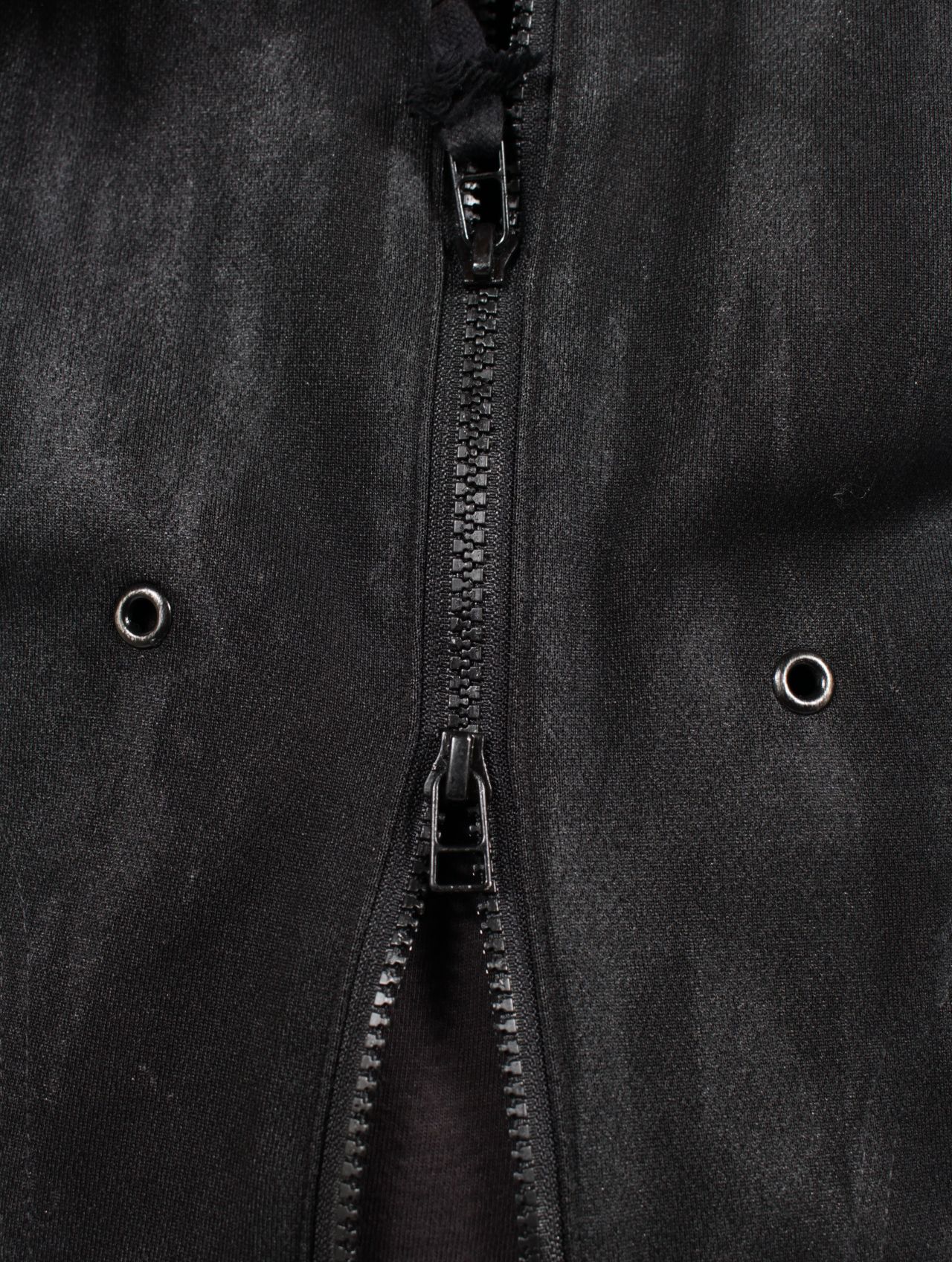 【25SS】テック ジャージー ロング パーカ TECH JERSEY LONG PARKA_4HOLE / ブラック