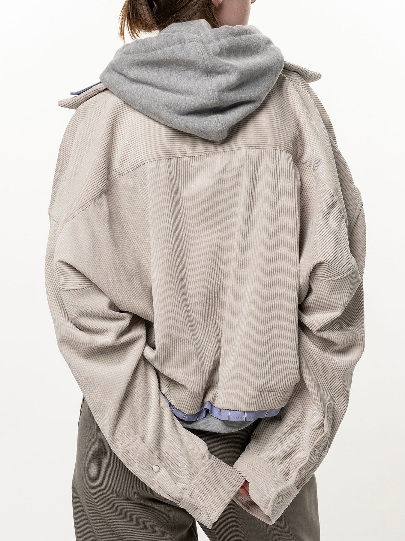 【26AW】スリー レイヤード シャツ / THREE LAYERED SHIRTS / ホワイト