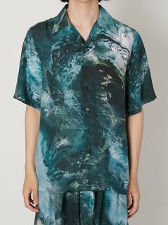 【26SS】シルク シャツ / SILK SHIRT / ブルー