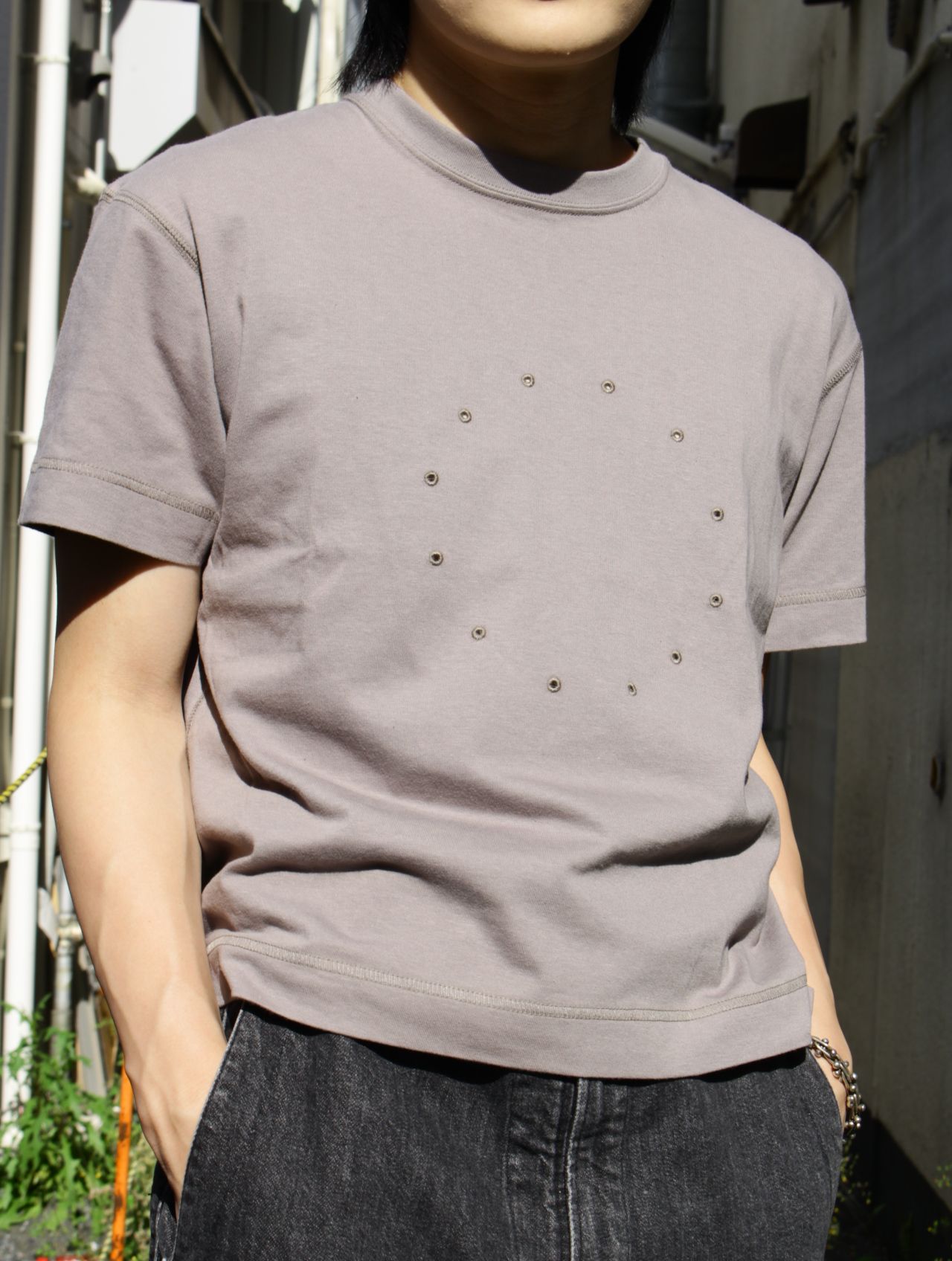 トップス 25SS JIAN YE CIRCLE TEE JIAN YE - 【25SS】サークル Tシャツ / CIRCLE T / ブルー | STORY