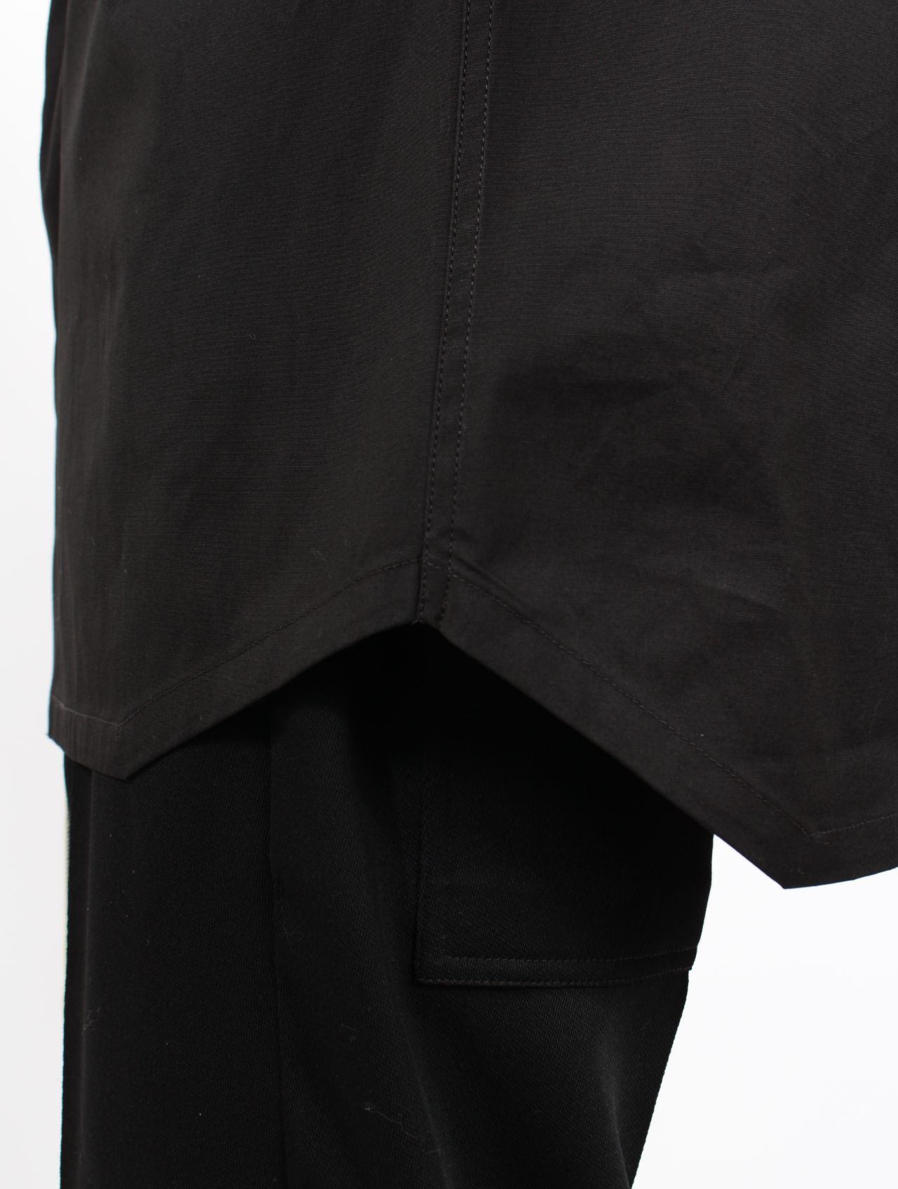 【26SS】アウターシャツ 長袖 / OUTERSHIRT / ブラック