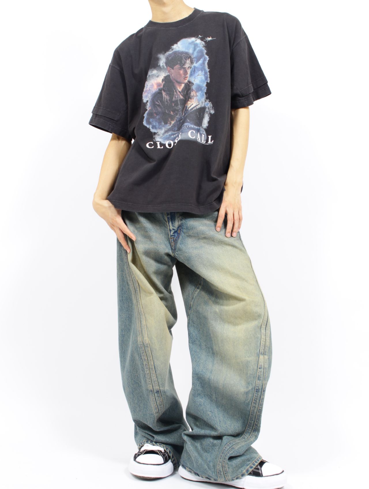 【国内買付】DAIRIKU CLOSE CALL ムービー プリント Tシャツ DAIRIKU（ダイリク）