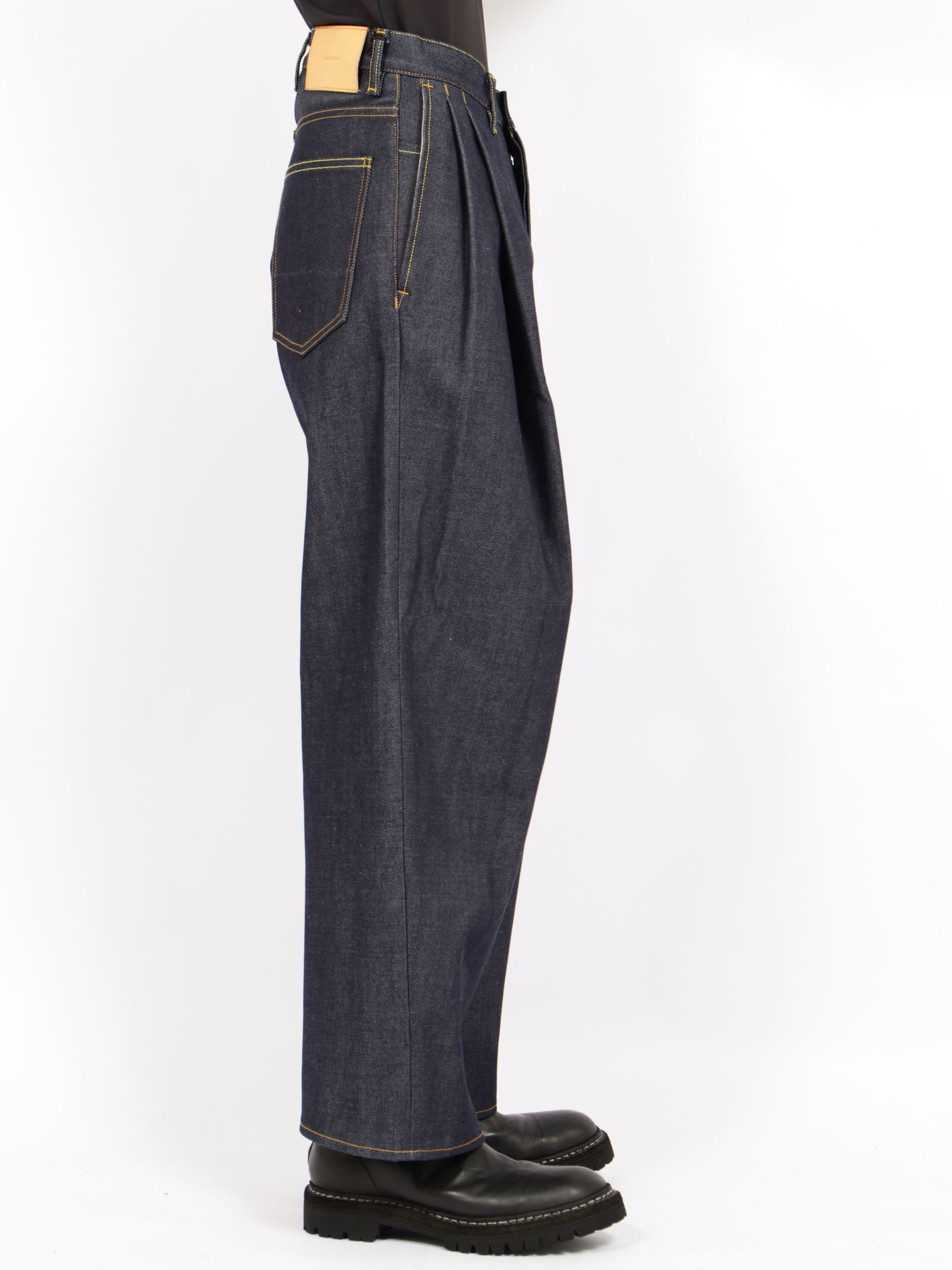 【26AW】2タック ワイド デニムパンツ / 2TUCK WIDE DENIM PANTS -ENTASIS Mk-Ⅱ- / リジットインディゴ