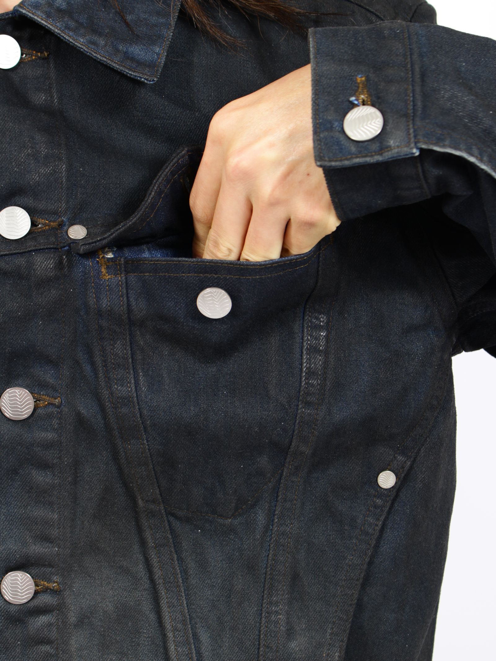 【26AW】デニム トラッカー ジャケット コーティング デニムジャケット / DENIM TRUCKER JACKET / LUSTER COATED INDIGO(インディゴ)