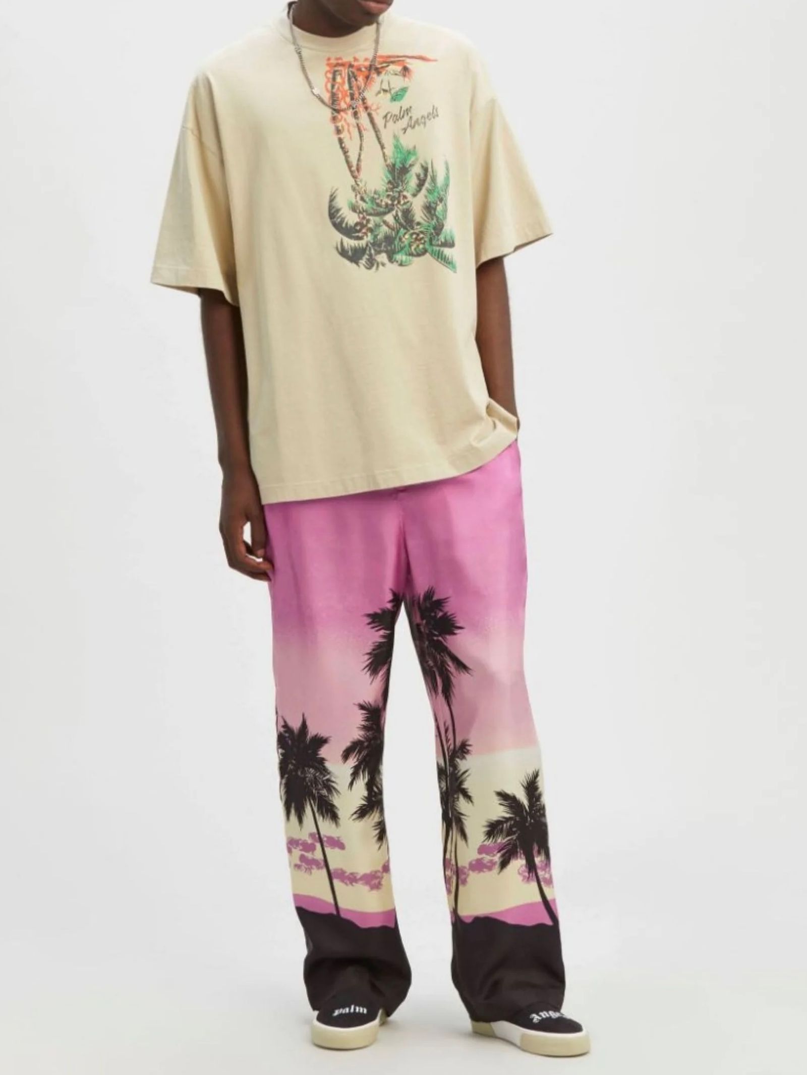 PALM ANGELS - 【23SS】パームツリー グラフィック Tシャツ