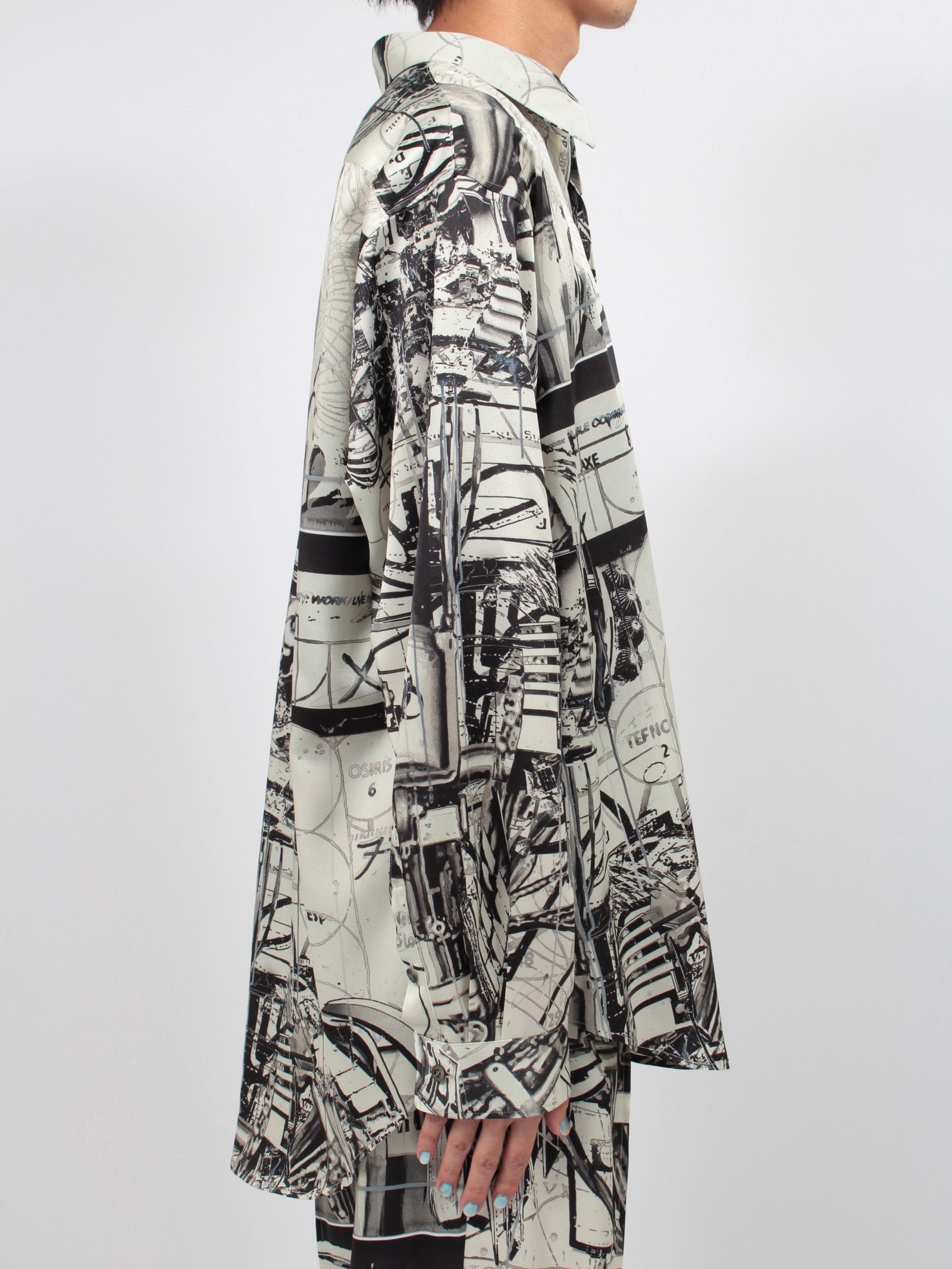 【24AW】 X HIROKI  TSUKUDA シャツ / I CAN SEE YOU SHIRT X HIROKI  TSUKUDA  / ベージュ