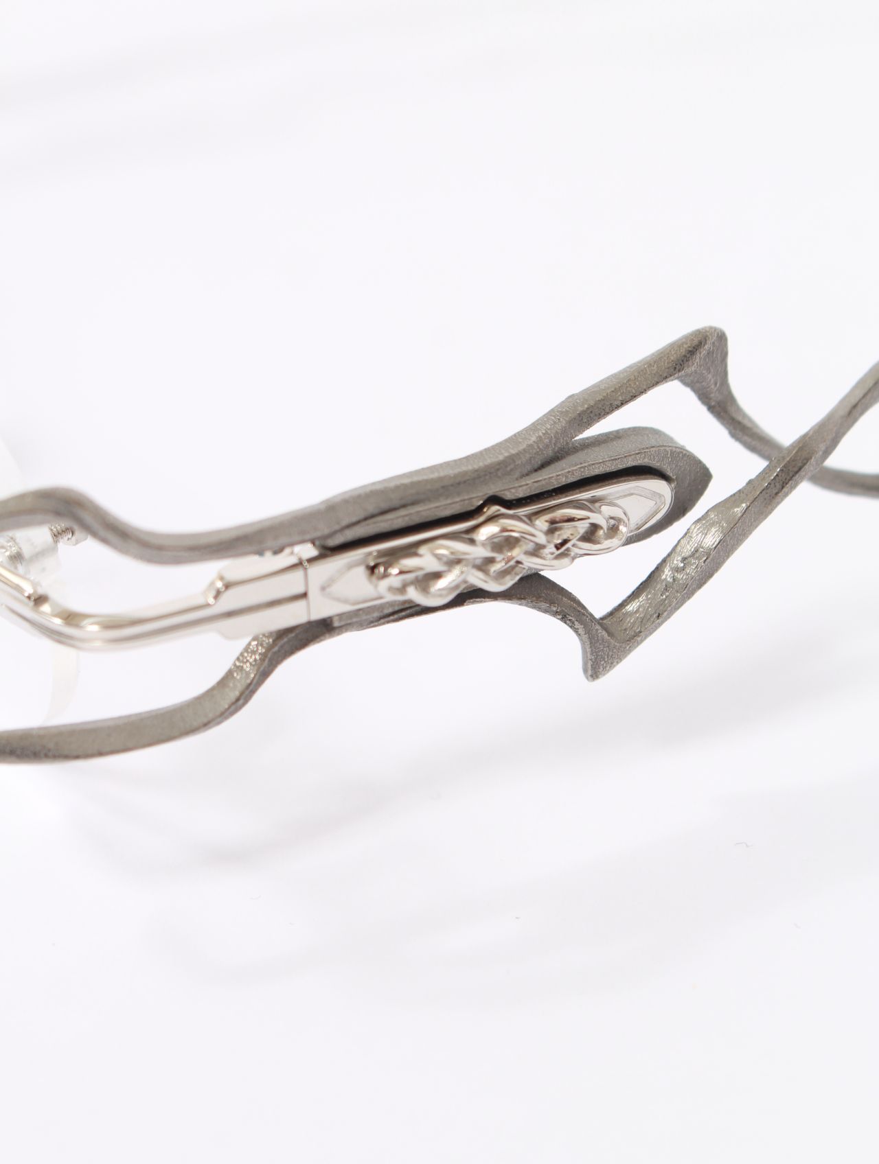【25AW】世界100本限定生産 NRVSS コラボレーション アイウェア01 リムレス メガネ 眼鏡 ブロリー / xNRVSS EYEWEAR01 'BROLY / シルバー