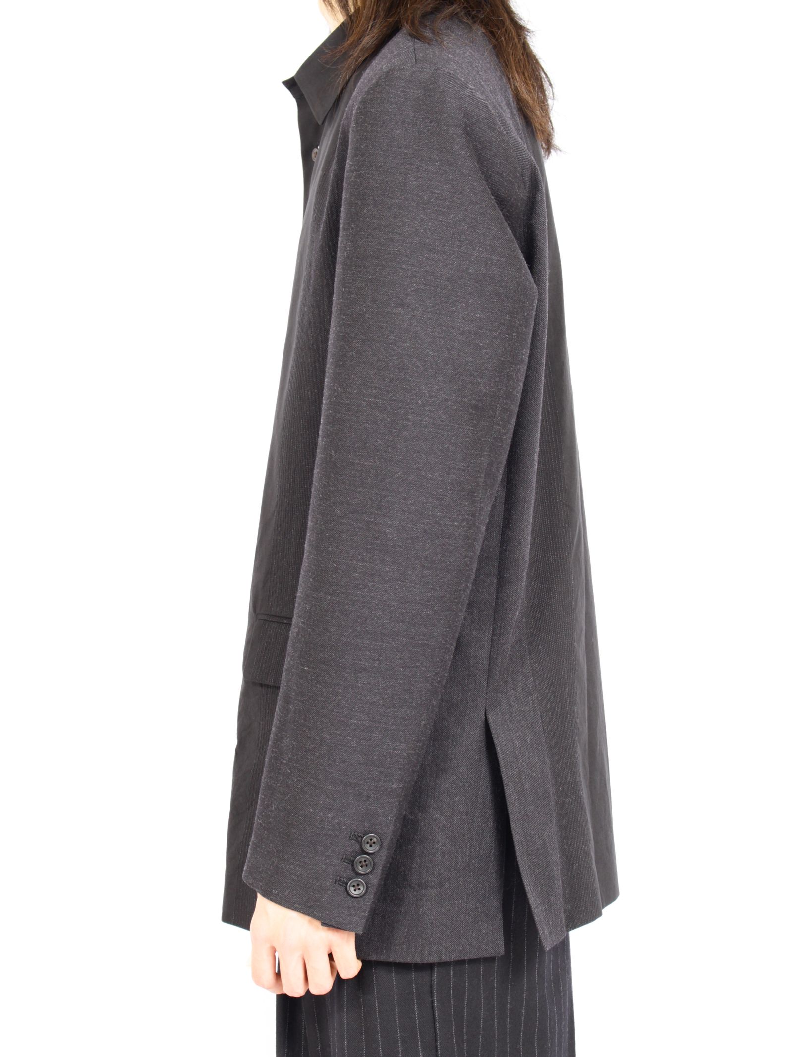 【26AW】トランジショナル シャツ ジャケット / TRANSITIONAL SHIRT JACKET / ブラック