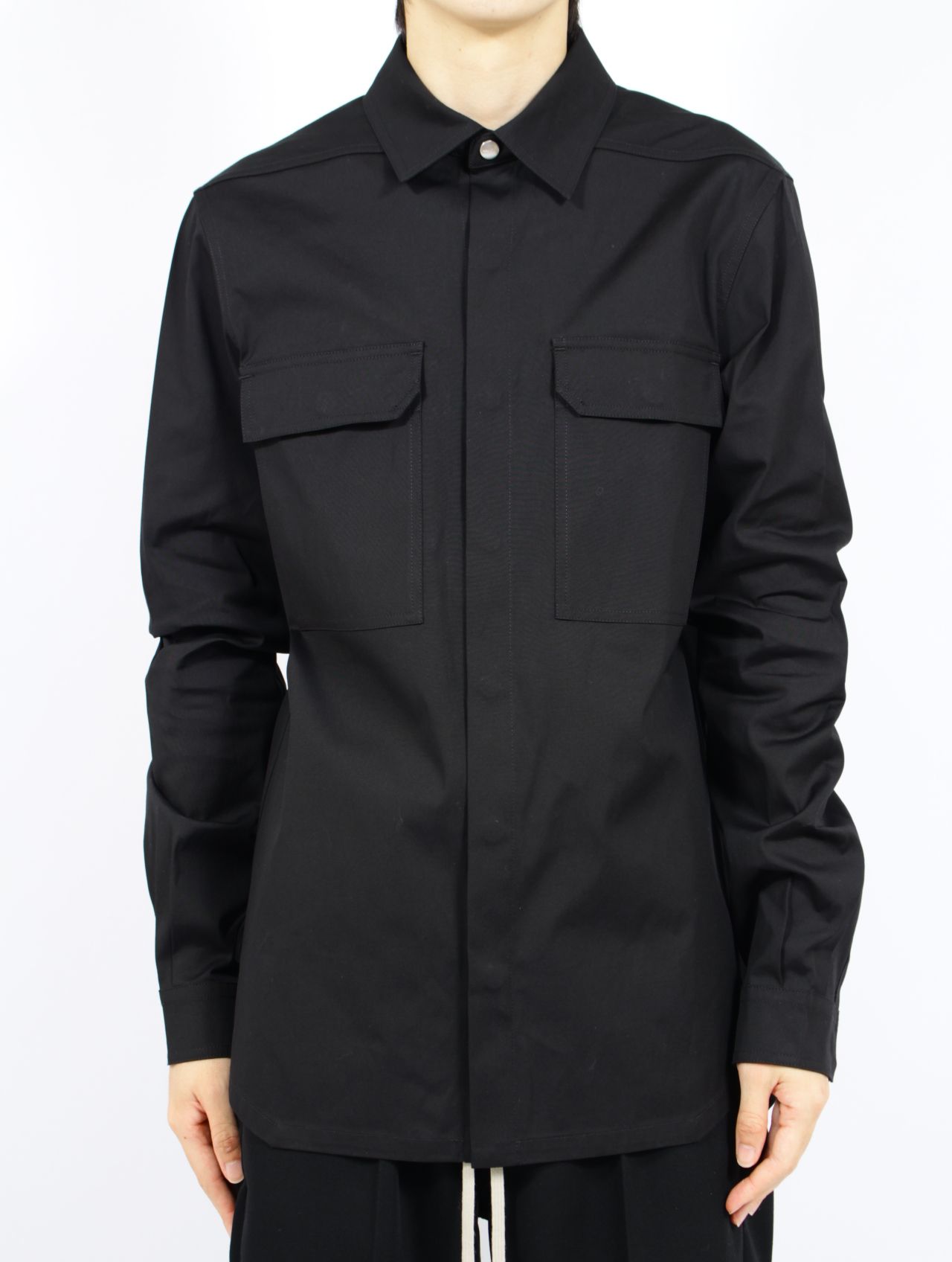 【26SS】アウターシャツ 長袖 / OUTERSHIRT / ブラック