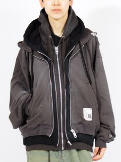 【26SS】トリプル レイヤード パーカー / TRIPLE LAYERED PK / ブラック