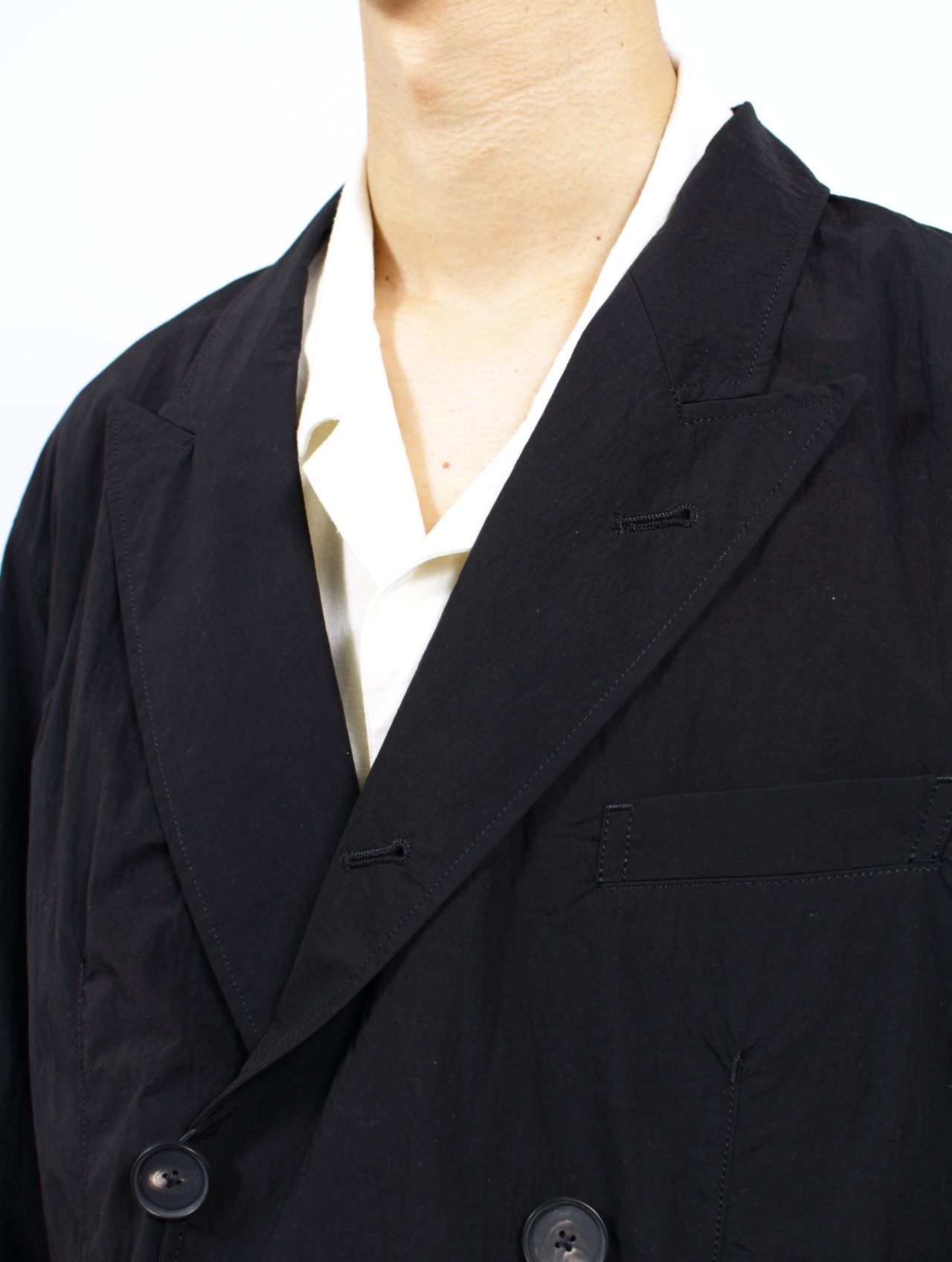 SUBLATIONS - 【25SS】ワッシャーナイロン ダブル ブレステッド