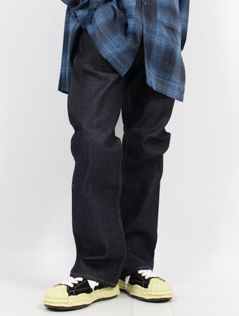 【25SS】スリム フレア デニムパンツ / SLIM FLARE DENIM PANTS -Sharon .06 / リジットインディゴ