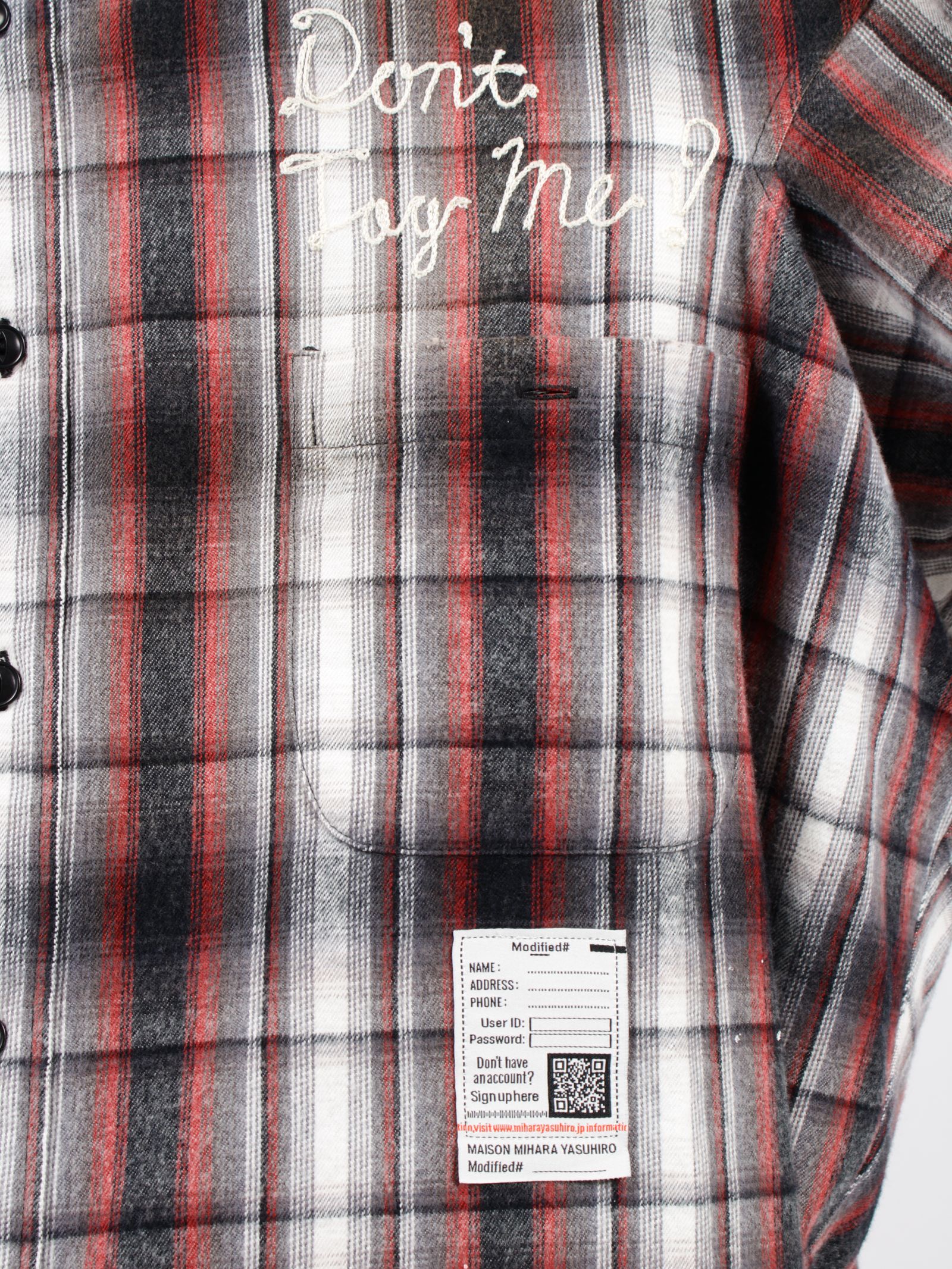 【26SS】ヴィンテージ ライク チェック シャツ / VINTAGE LIKE CHK SH / ブラック