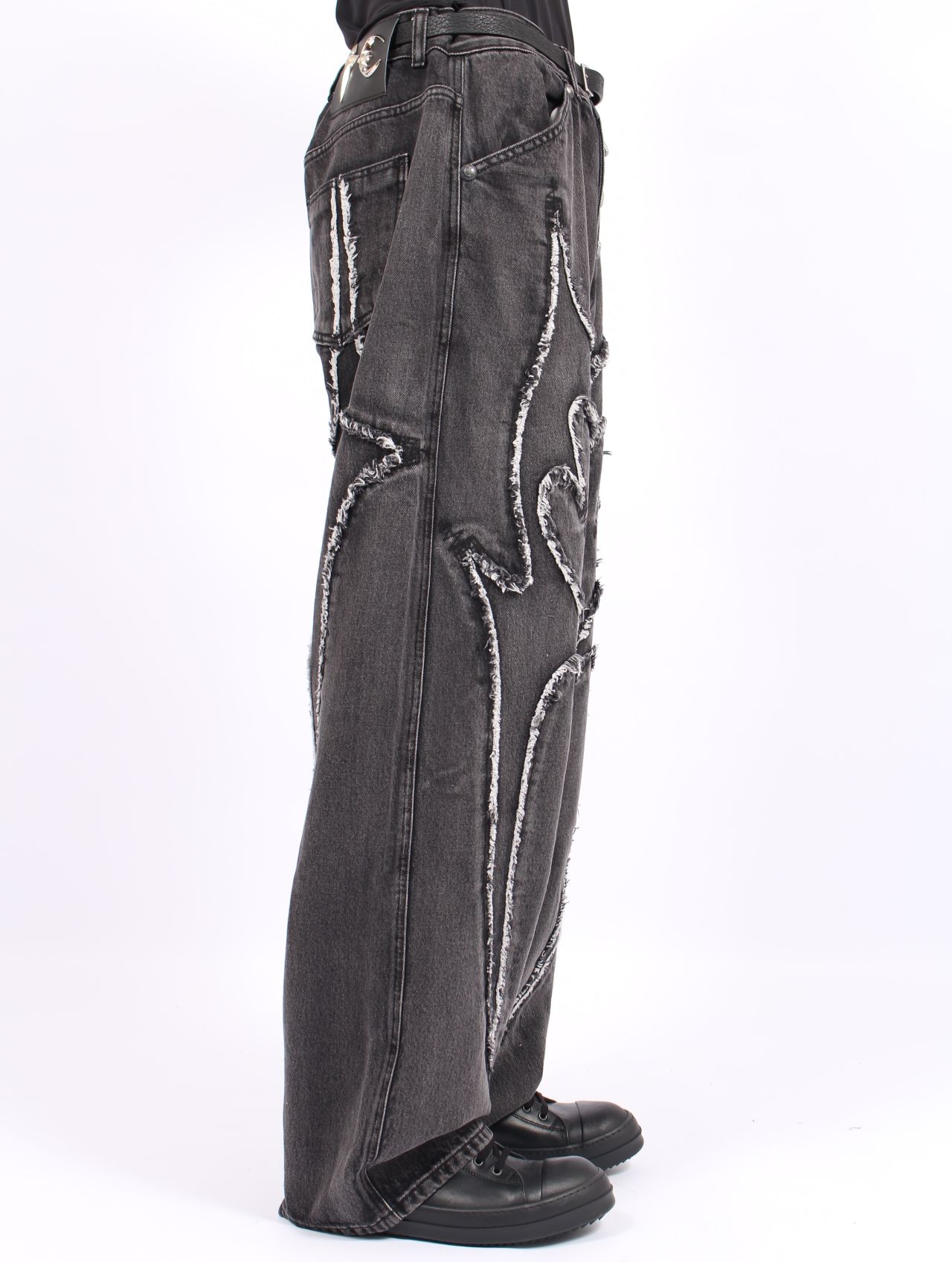 【25AW】トライバル デニム パンツ / TRIBLE DENIM PANTS / ブラック
