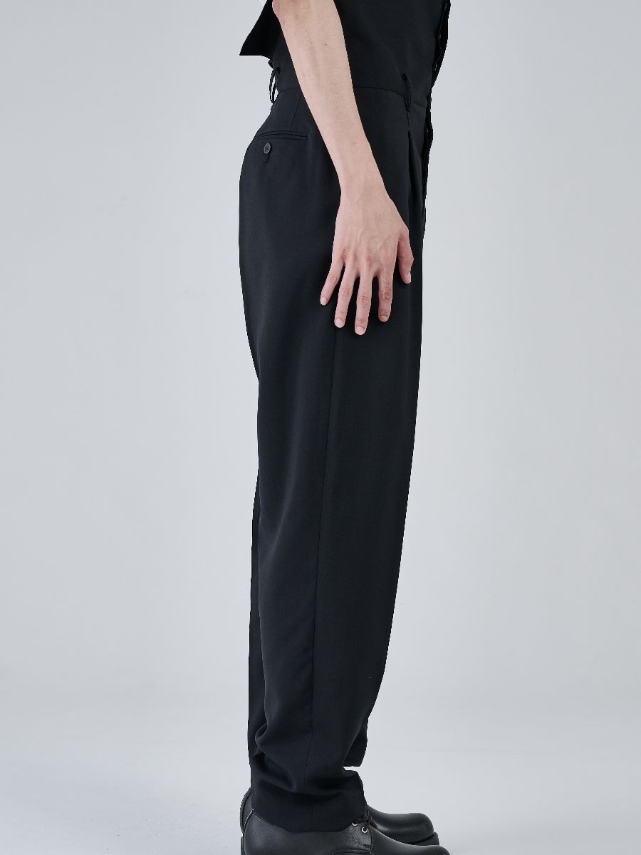 【27SS】 EVENING TROUSER / ブラック