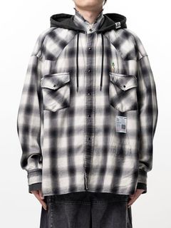 【26SS】スウェット フーディ ロングスリーブ シャツ / SWEAT HOODIE L/S SH / ホワイト