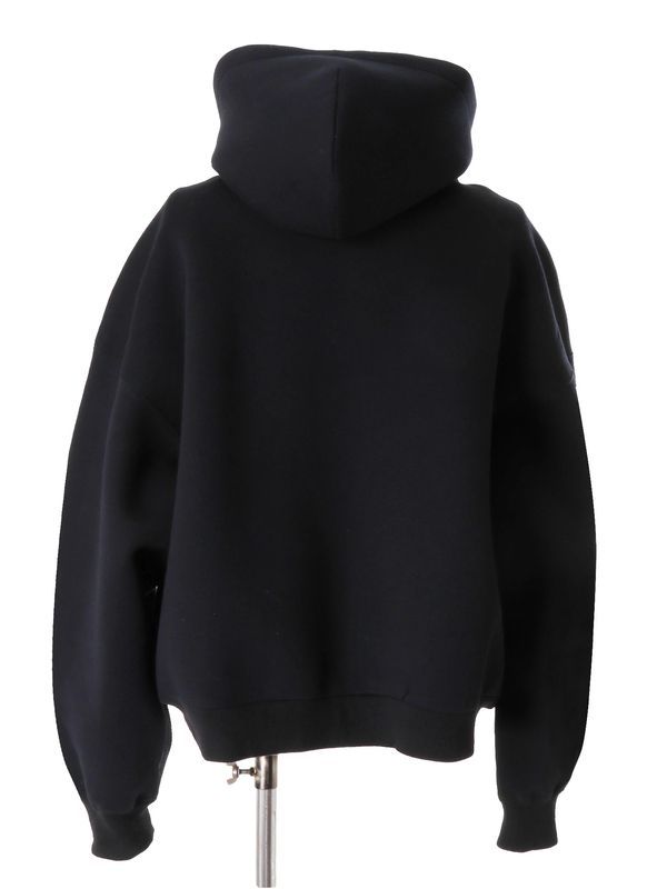 【26AW】 ミリタリー ジップ フーディー / MILITARY ZIP HOODIE / ブラック